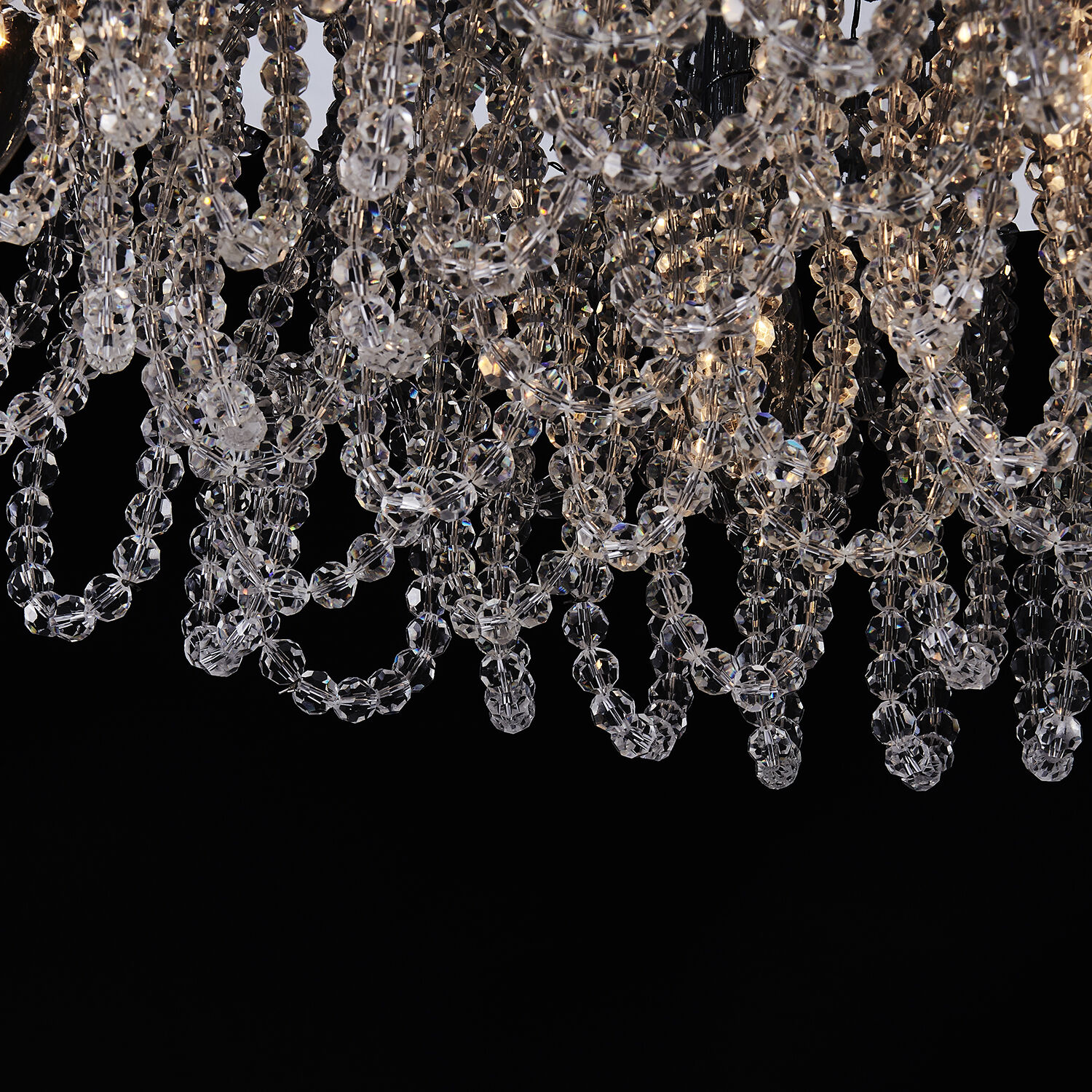 Loop 9 Light 24 inch Polished Chrome Flush Mount Ceiling Light