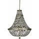 Lucia 12 Light 32 inch Vintage Silver Leaf Pendant Ceiling Light