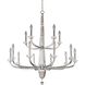 Palermo 15 Light 36 inch Chrome Chandelier Ceiling Light