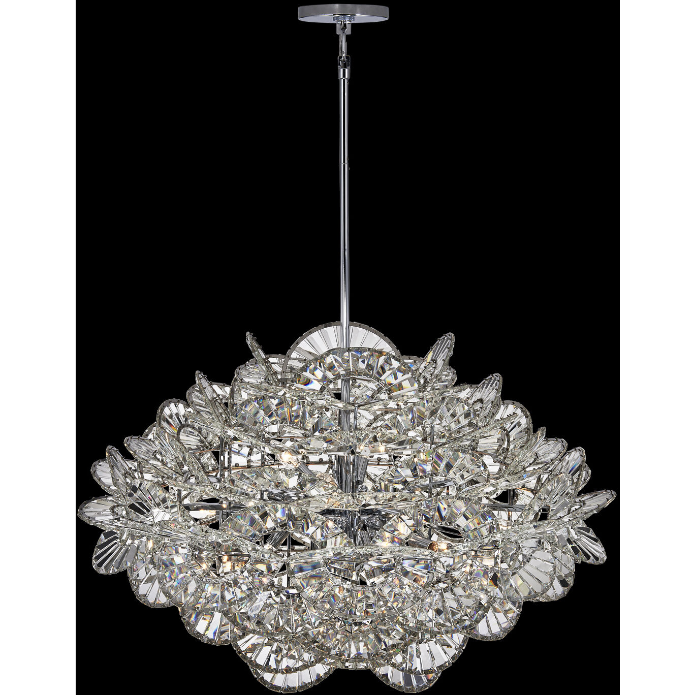 Luminoso 18 Light 38 inch Polished Chrome Chandelier Ceiling Light