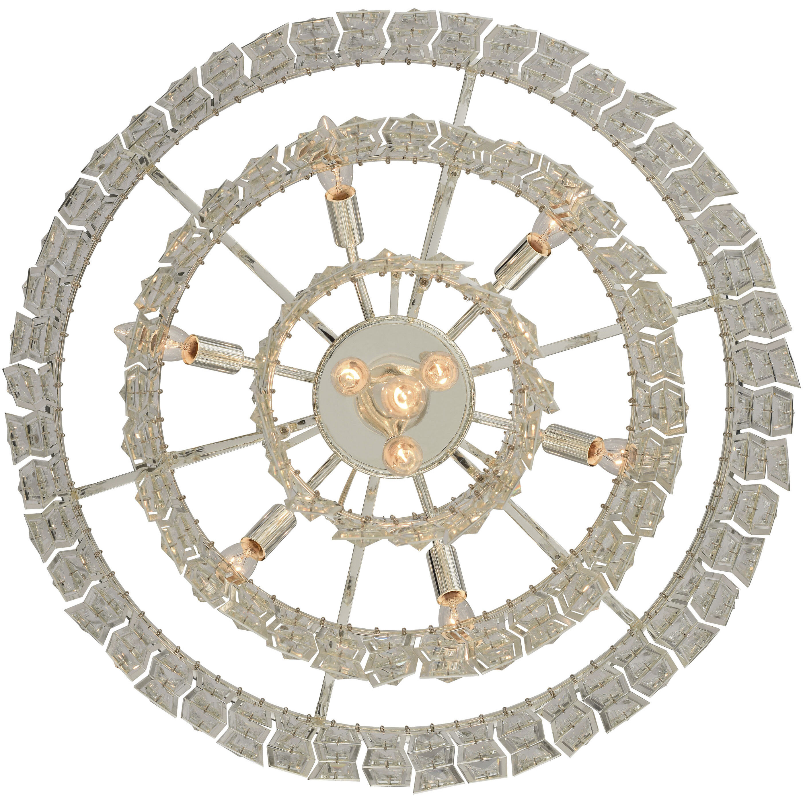 Kasturi 13 Light 24 inch Silver Pendant Ceiling Light