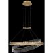 Saturno LED 28 inch Brushed Brass Pendant Ceiling Light