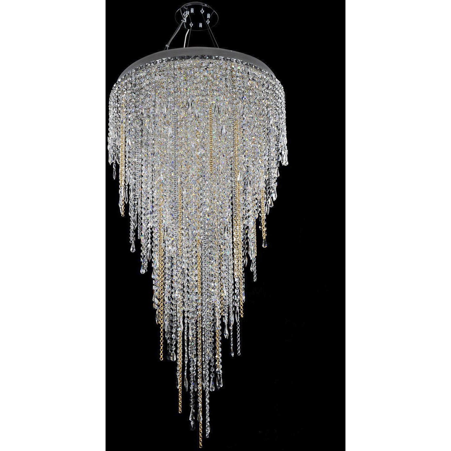 Tenuta 16 Light 32 inch Chrome Pendant Ceiling Light