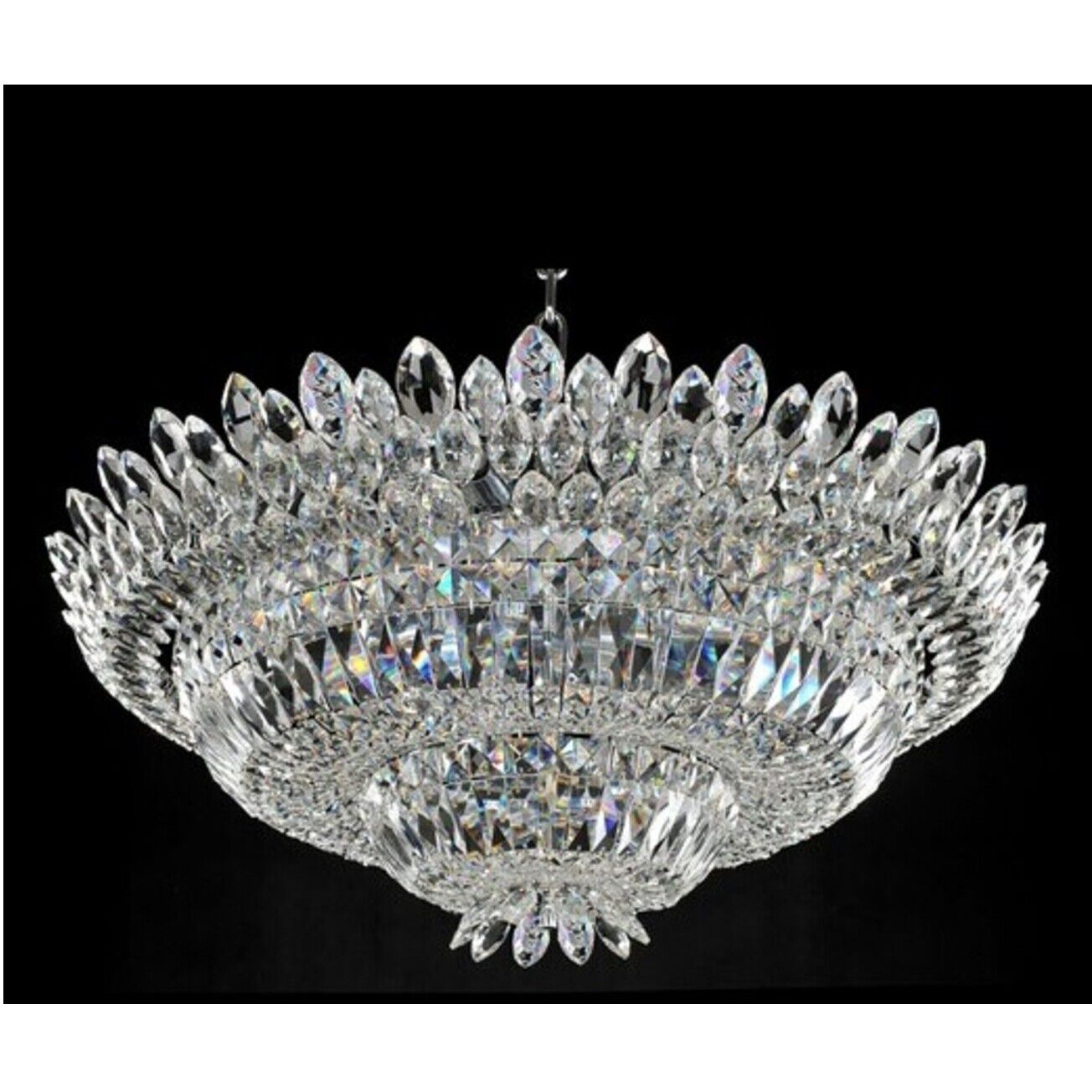 Belluno 18 Light 33 inch Chrome Flush Mount Ceiling Light