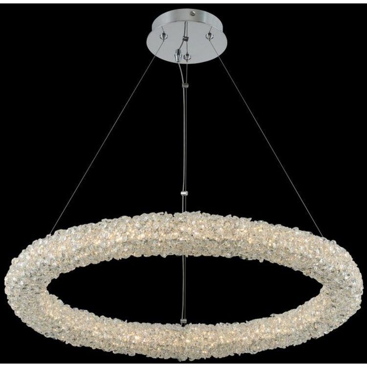 Lina LED 26 inch Chrome Pendant Ceiling Light