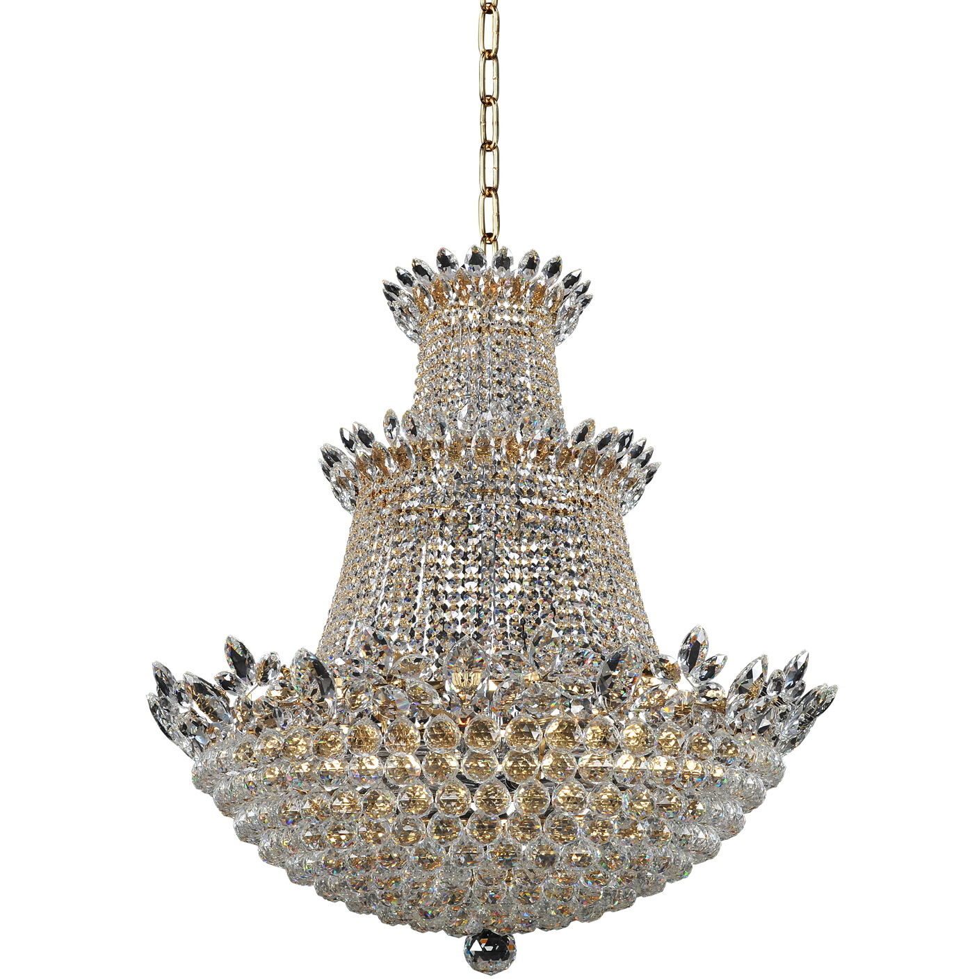 Treviso 27 Light 35 inch 18K Gold Pendant Ceiling Light