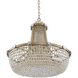 Impero 12 Light 30 inch Brushed Champagne Gold Pendant Ceiling Light