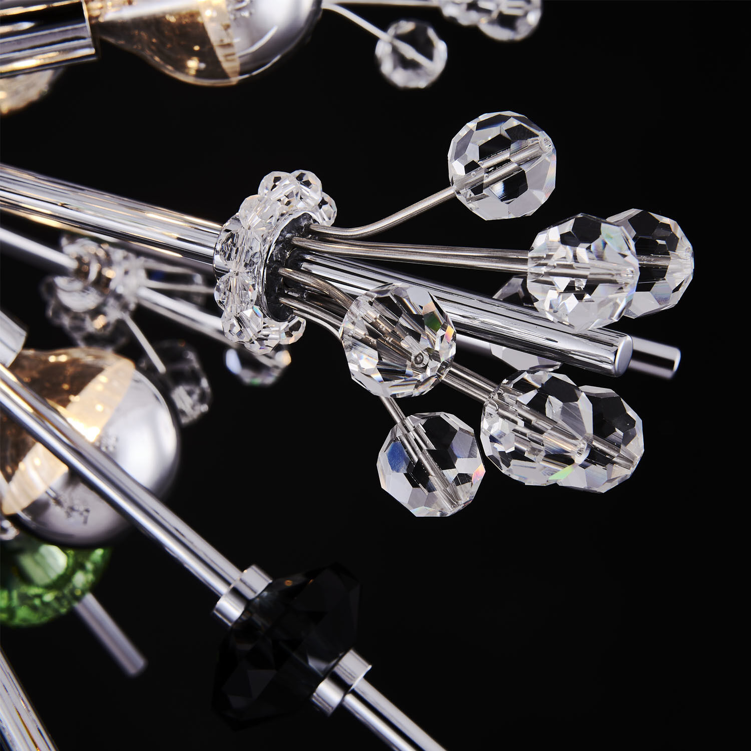 Constellation 10 Light 19 inch Polished Chrome Pendant Ceiling Light