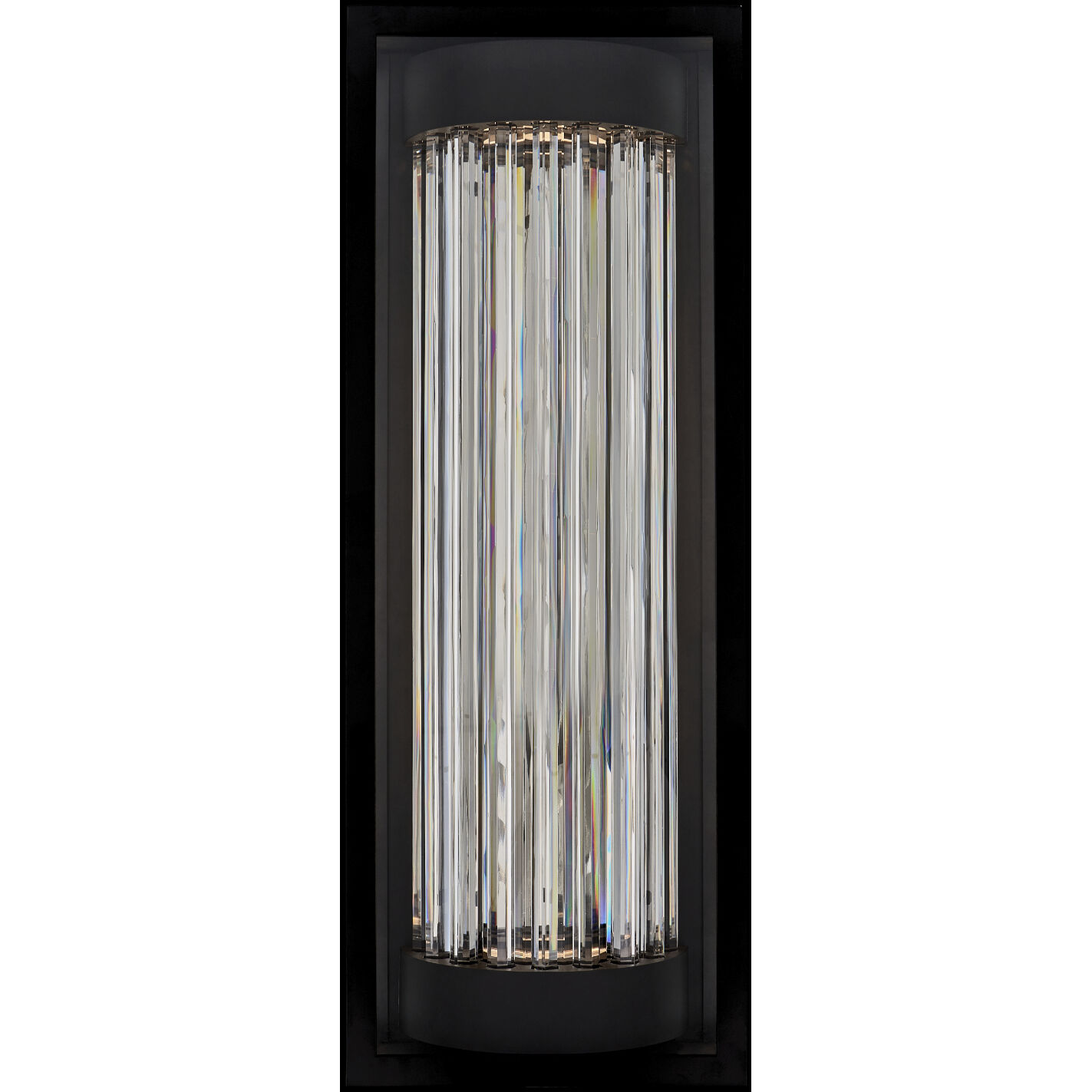 Cilindro Esterno 28 inch Matte Black Outdoor Wall Sconce