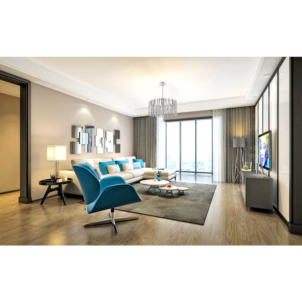 Glacier LED 32 inch Chrome Pendant Ceiling Light