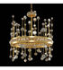 Fortuna 19 inch Vienna Gold Leaf Pendant Ceiling Light
