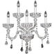 Clovio 5 Light 21 inch Chrome Wall Sconce Wall Light