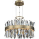 Glacier 25 inch Matte Balck Pendant Ceiling Light in Matte Black
