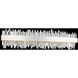 Glacier LED 32 inch Chrome Bath Vanity Light Wall Light
