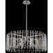 Viano 8 Light 28 inch Polished Chrome Pendant Ceiling Light in Firenze Clear