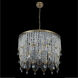 Vezzo 7 Light 30 inch Winter Brass Pendant Ceiling Light in Firenze Clear