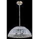 Doma 20 inch Polished Nickel Pendant Ceiling Light in Firenze Clear