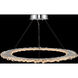 Quasar LED 42 inch Chrome Pendant Ceiling Light