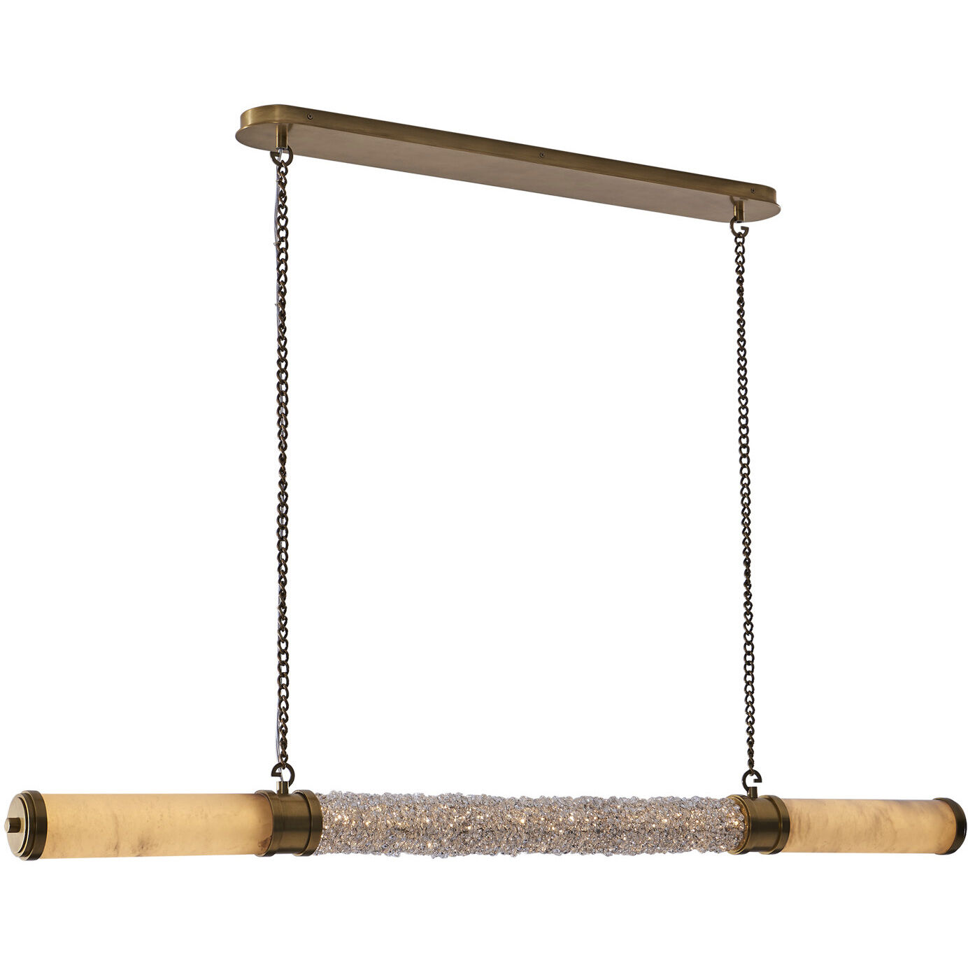 Tubo Island Light Ceiling Light in True Brass