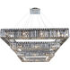 Quadro 36 Light 35 inch Chrome Pendant Ceiling Light in Firenze Clear