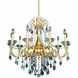 Barret 10 Light 35 inch French Gold - 24K Chandelier Ceiling Light in Firenze Clear