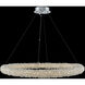 Lina LED 32 inch Chrome Pendant Ceiling Light in Firenze