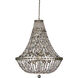 Lucia 12 Light 32 inch Vintage Silver Leaf Pendant Ceiling Light