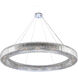Rondelle 18 Light 60 inch Polished Chrome Pendant Ceiling Light in Firenze Clear