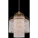 Torta 12 Light 27 inch True Brass Pendant Ceiling Light in Firenze Clear