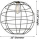 Lake Placid 3 Light 22 inch Satin Gold Pendant Ceiling Light