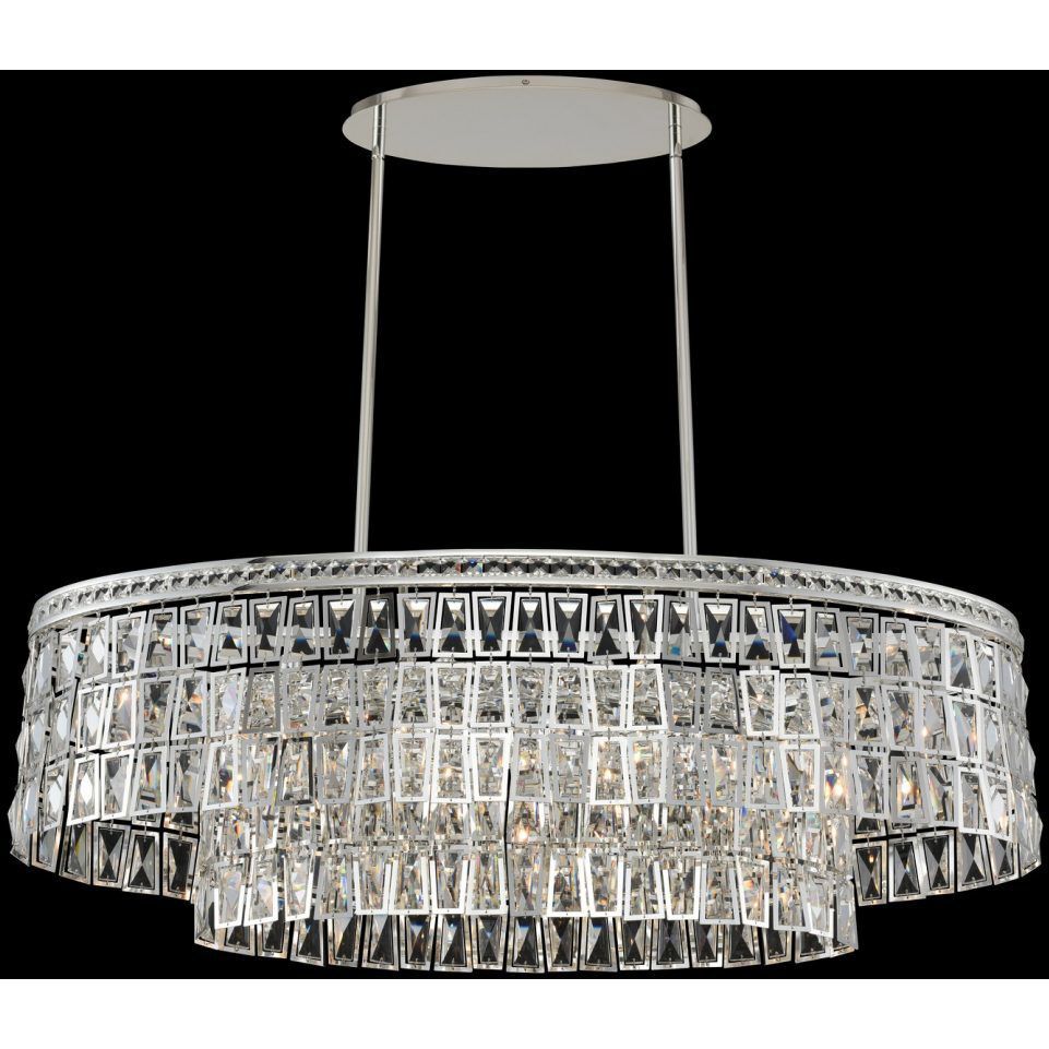Kasturi Island Pendant Ceiling Light in Polished Silver