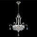 Orecchini 3 Light 19 inch Two Tone Silver Pendant Ceiling Light