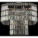 Livelli 6 Light 20 inch Polished Chrome Semi Flush Mount Ceiling Light in Firenze