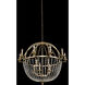 Lina LED 48 inch Polished Chrome Pendant Ceiling Light in Firenze