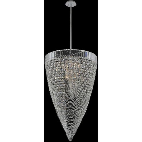 Mira 18 Light 26 inch Chrome Foyer Pendant Ceiling Light