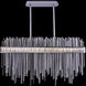 Piovere 6 inch Polished Chrome Pendant Ceiling Light in Firenze Clear