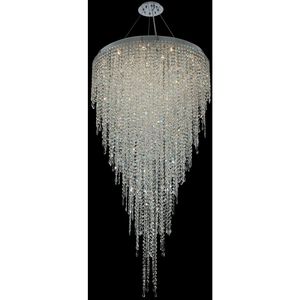 Tenuta 21 Light 36 inch Polished Chrome Pendant Ceiling Light