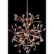 Fiore 24 Light 43 inch Pearlized Antique Brass Chandelier Ceiling Light