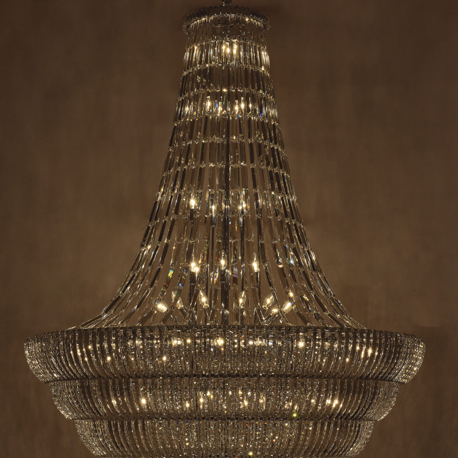 Fontana 87 Light 61 inch Polished Chrome Pendant Ceiling Light