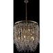 Frangia 12 Light 28.5 inch Brushed Champagne Gold Pendant Ceiling Light