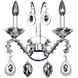 Torreli 2 Light 12 inch Chrome Wall Sconce Wall Light in Firenze Clear