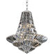 Auletta 12 Light 24 inch Polished Chrome Chandelier Ceiling Light in Firenze Clear