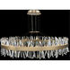 Glacier LED 60 inch Brushed Champagne Gold Pendant Ceiling Light