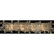 Vermeer 8 Light 38 inch Brushed Champagne Gold Bath Vanity Wall Light
