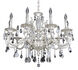 Cassella 10 Light 35 inch Two-Tone Silver Chandelier Ceiling Light