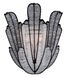 Tiepolo 3 Light 15 inch Silver Leaf Sienna Bronze Wall Sconce Wall Light