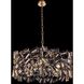 Inclanta 6 Light 28 inch Winter Brass Pendant Ceiling Light in Firenze Clear