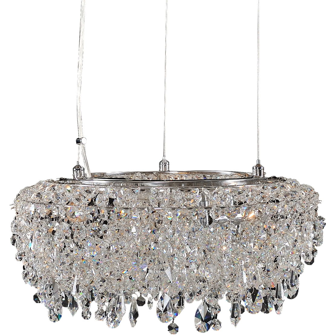 Voltare 6 Light 24 inch Chrome Pendant Ceiling Light