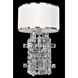Vermeer 20 inch 60.00 watt Chrome Table Lamp Portable Light in Firenze Clear
