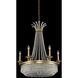 Tavo 9 Light 26 inch Winter Brass Chandelier Ceiling Light in Firenze